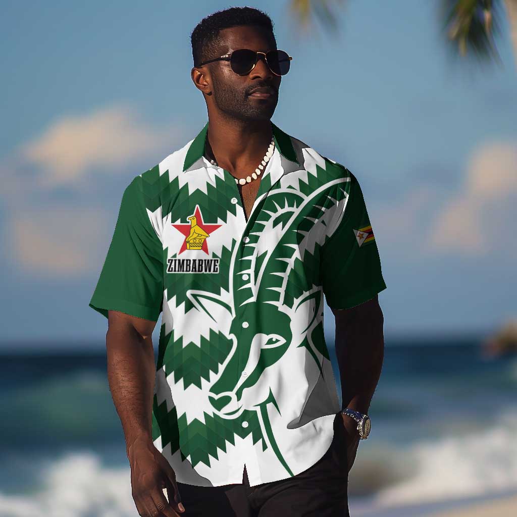 Zimbabwe Rugby The Sables Personalized Hawaiian Shirt Retro Jersey Inspired - African Pride
