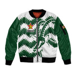 Zimbabwe Rugby The Sables Personalized Sleeve Zip Bomber Jacket Retro Jersey Inspired - African Pride