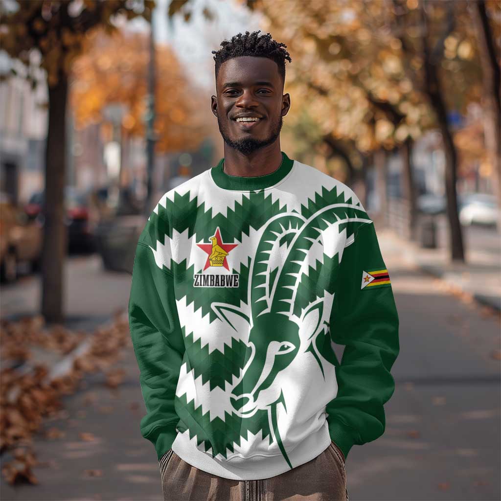 Zimbabwe Rugby The Sables Personalized Sweatshirt Retro Jersey Inspired - African Pride