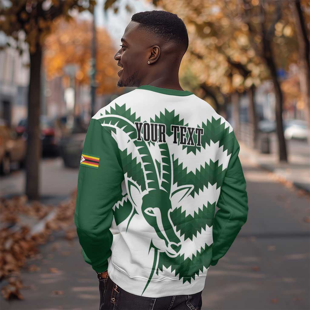 Zimbabwe Rugby The Sables Personalized Sweatshirt Retro Jersey Inspired - African Pride