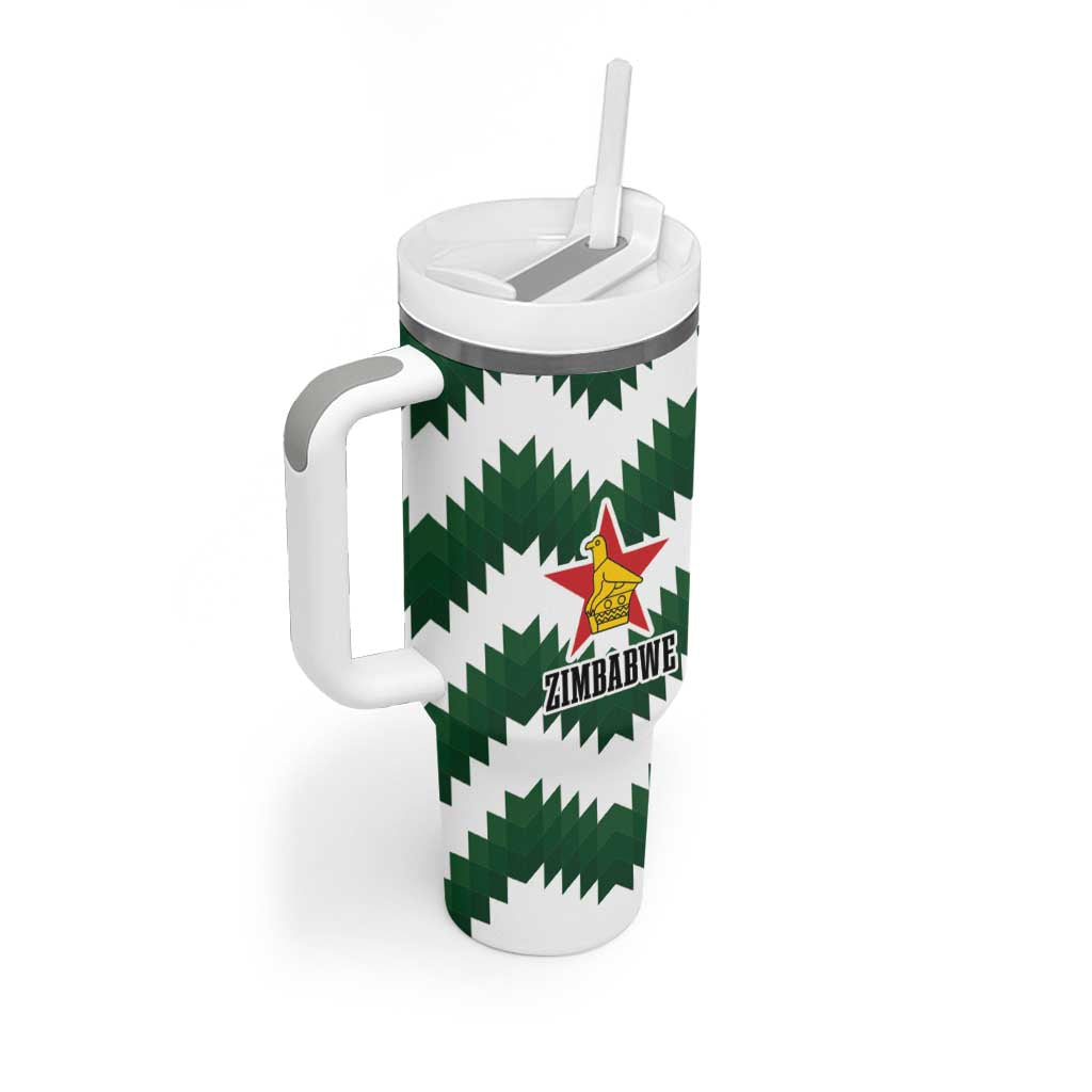 Zimbabwe Rugby The Sables Personalized Tumbler With Handle Retro Jersey Inspired - African Pride