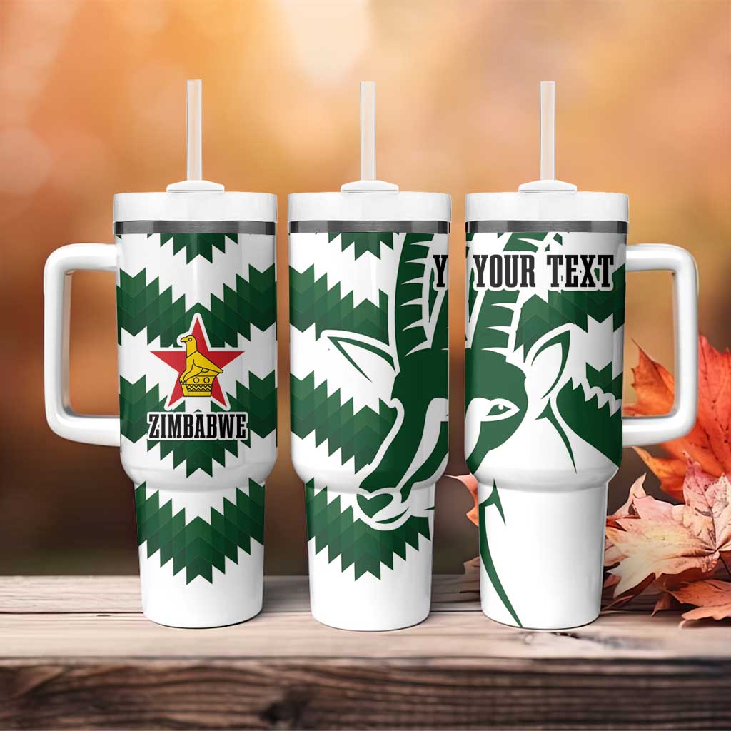 Zimbabwe Rugby The Sables Personalized Tumbler With Handle Retro Jersey Inspired - African Pride
