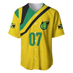 Personalised Jamaica Football Baseball Jersey Reggae Boyz Retro WC 1998 Inspired