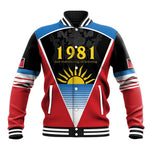 Afro-Antiguans and Barbudans 1981 Baseball Jacket Each Endeavouring All Achieving