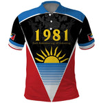 Afro-Antiguans and Barbudans 1981 Polo Shirt Each Endeavouring All Achieving