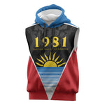 Afro-Antiguans and Barbudans 1981 Sleeveless Hoodie Each Endeavouring All Achieving - African Pride