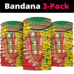 Afro Ethiopian New Year Neck Gaiter Enkutatash Adey Abeba Flower Art LT9
