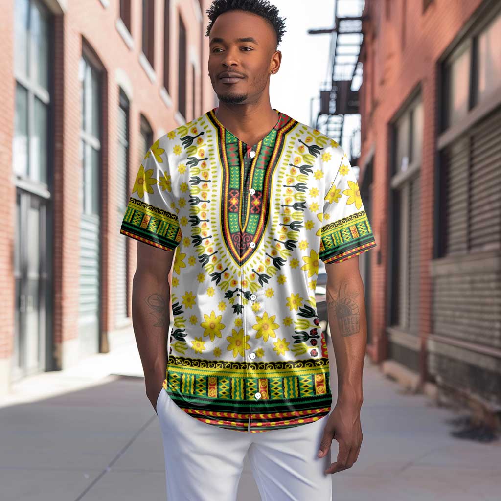 Afro Enkutatash Dashiki and Adey Abeba Baseball Jersey
