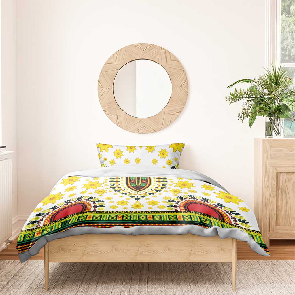 Afro Enkutatash Dashiki and Adey Abeba Bedding Set
