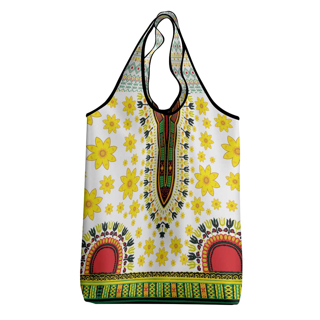 Afro Enkutatash Dashiki and Adey Abeba Grocery Bag