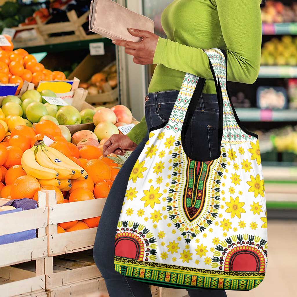 Afro Enkutatash Dashiki and Adey Abeba Grocery Bag