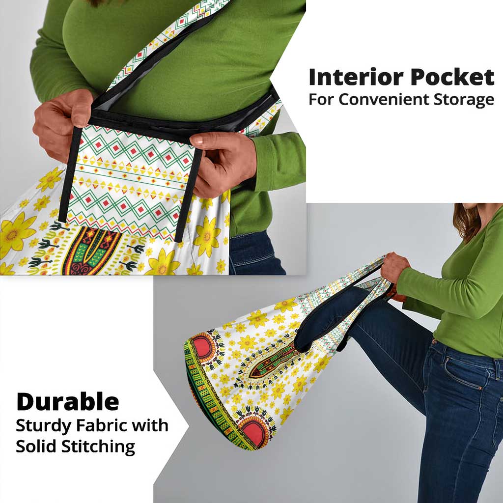 Afro Enkutatash Dashiki and Adey Abeba Grocery Bag