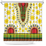 Afro Enkutatash Dashiki and Adey Abeba Shower Curtain