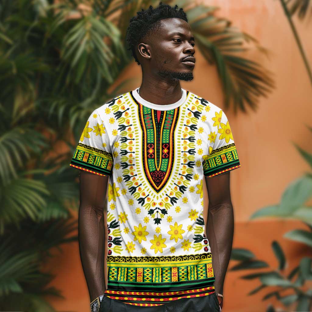 Afro Enkutatash Dashiki and Adey Abeba T shirt