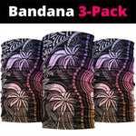 Polynesia Mixed African Dashiki Neck Gaiter Afro-pacific Culture - Pastel LT9