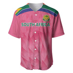 South Africa Cricket Custom Baseball Jersey African King Proteas Pink