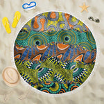 Africa Tribal Mixed Pattern Beach Blanket - African Pride