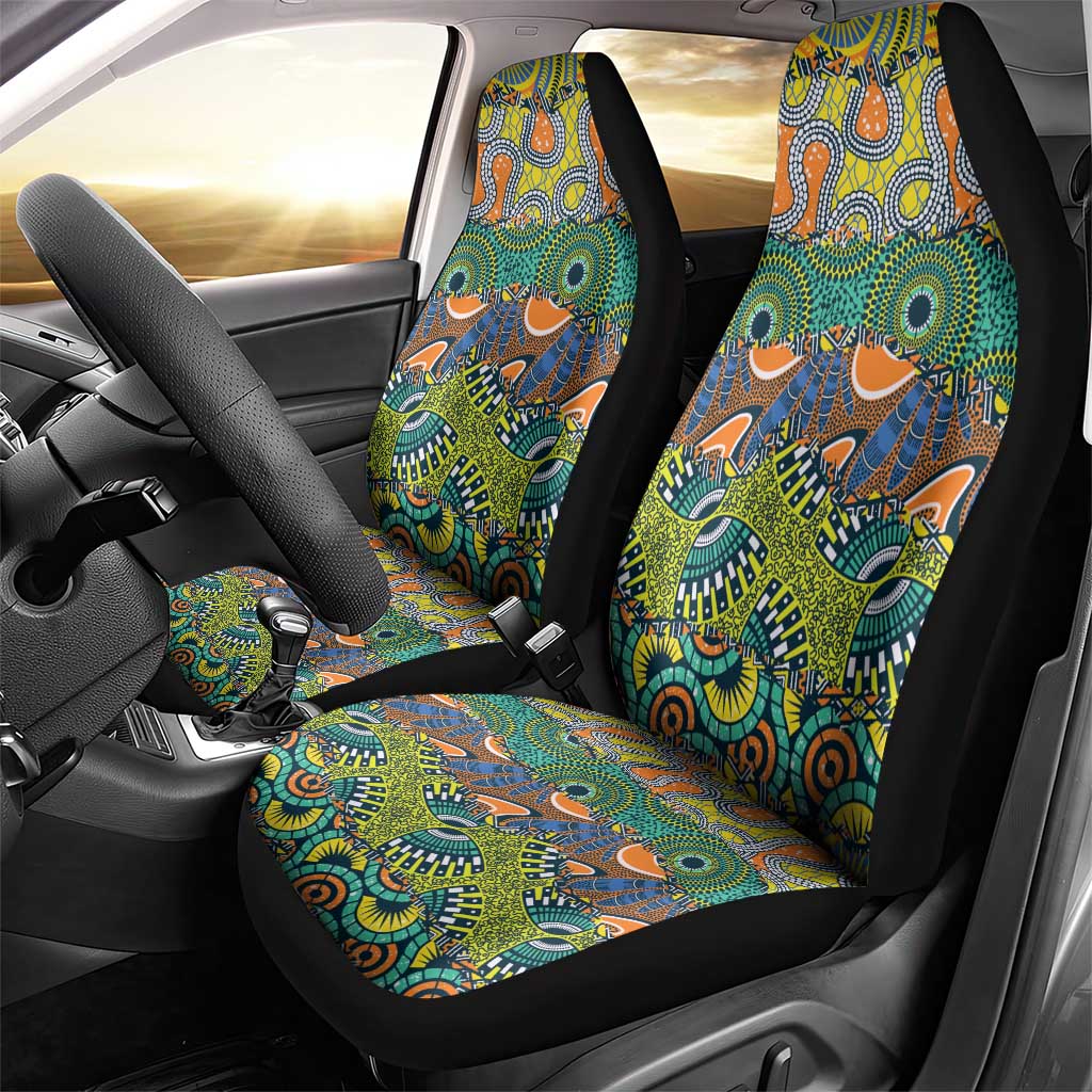 Africa Tribal Mixed Pattern Car Seat Cover - African Pride