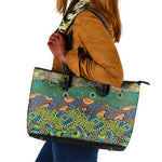 Africa Tribal Mixed Pattern Leather Tote Bag - African Pride