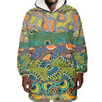 Africa Tribal Mixed Pattern Wearable Blanket Hoodie - African Pride