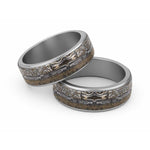 Africa Tribal Pattern Mixed Leopard Skin Classic Ring - African Pride