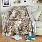 African Wild Animal Skins Blanket Leopard Pattern - African Pride
