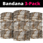 African Wild Animal Skins Neck Gaiter Leopard Pattern LT9