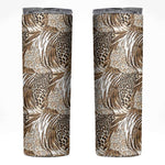 African Wild Animal Skins Skinny Tumbler Leopard Pattern - African Pride