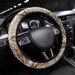African Wild Animal Skins Steering Wheel Cover Leopard Pattern - African Pride