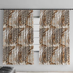 African Wild Animal Skins Window Curtain Leopard Pattern - African Pride