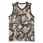 African Wild Animal Skins Basketball Jersey Snake and Crocodile Mix Skin - African Pride