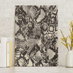 African Wild Animal Skins Canvas Wall Art Snake and Crocodile Mix Skin - African Pride