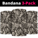 African Wild Animal Skins Neck Gaiter Snake and Crocodile Mix Skin LT9