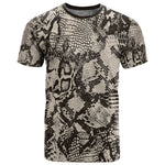 African Wild Animal Skins T shirt Snake and Crocodile Mix Skin - African Pride
