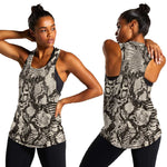 African Wild Animal Skins Women Racerback Tank Snake and Crocodile Mix Skin - African Pride