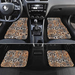 African Wild Animal Skins Car Mats Vintage Snake Skin Pattern - African Pride
