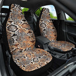 African Wild Animal Skins Car Seat Cover Vintage Snake Skin Pattern - African Pride