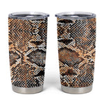 African Wild Animal Skins Tumbler Cup Vintage Snake Skin Pattern - African Pride