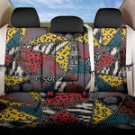 African Wild Animal Skins Back Car Seat Cover Triangles Pattern Afro Pattern Style - African Pride