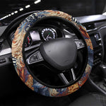 African Wild Animal Skins Steering Wheel Cover Unique Leopard Zebra And Snake Patterns - African Pride