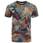 African Wild Animal Skins T shirt Unique Leopard Zebra And Snake Patterns - African Pride
