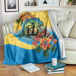 Black Barbadians Mahi-mahi Trident Blanket - African Pride