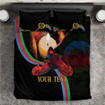 Personalized Afro-Eritrea Maelti Siwuat Bedding Set Candle Vigil Glory To Our Martyrs Eritrea