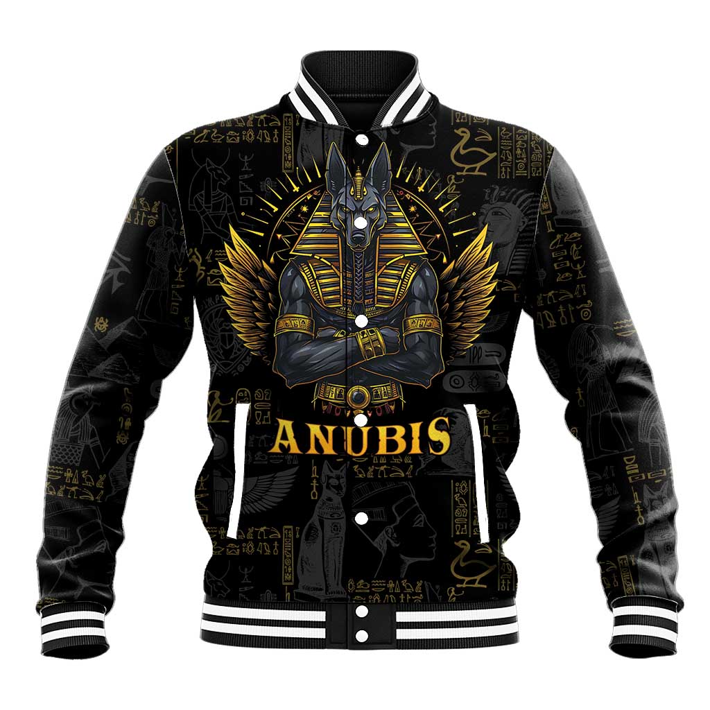Anubis Egyptian God of Death Baseball Jacket
