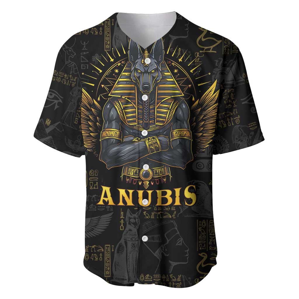Anubis Egyptian God of Death Baseball Jersey