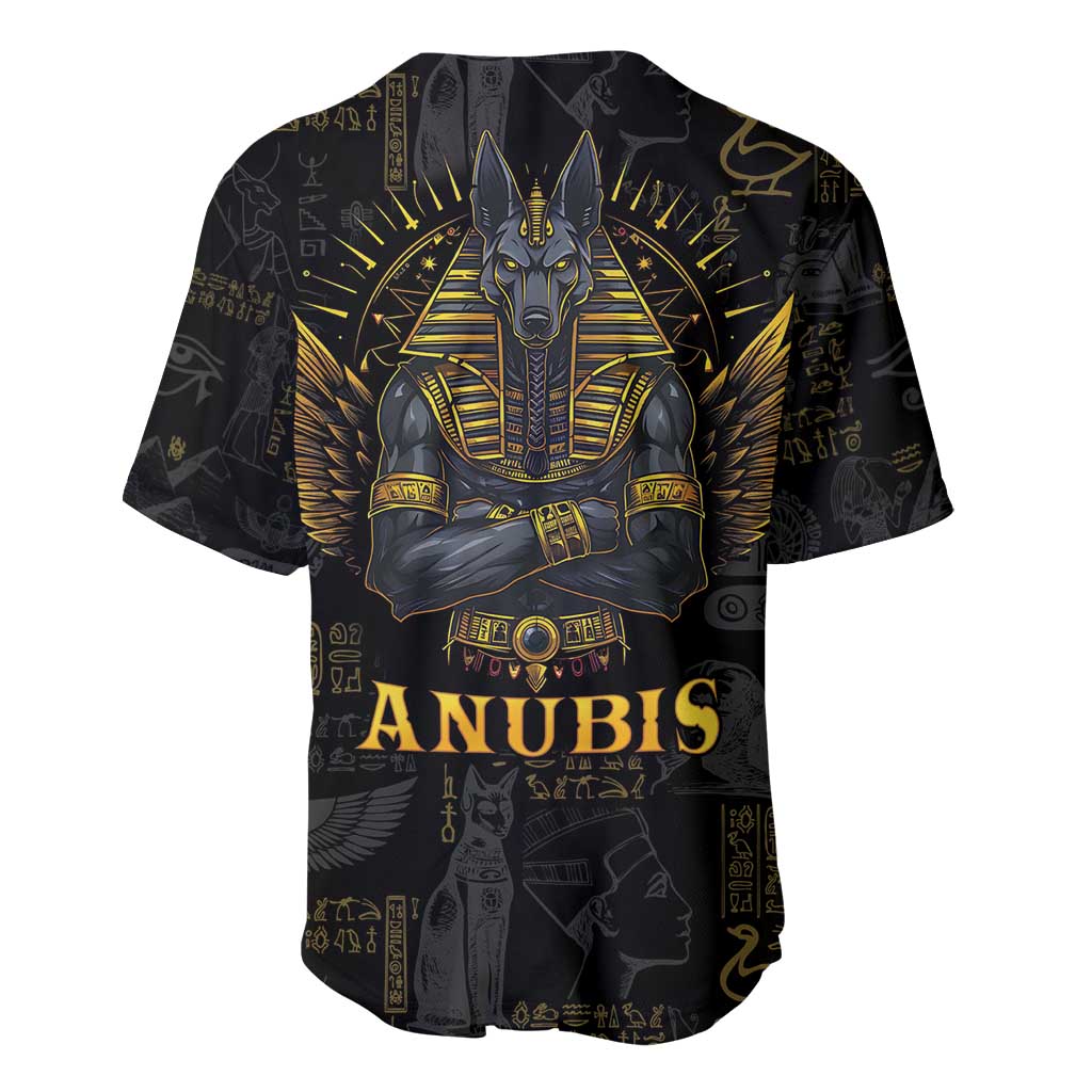 Anubis Egyptian God of Death Baseball Jersey