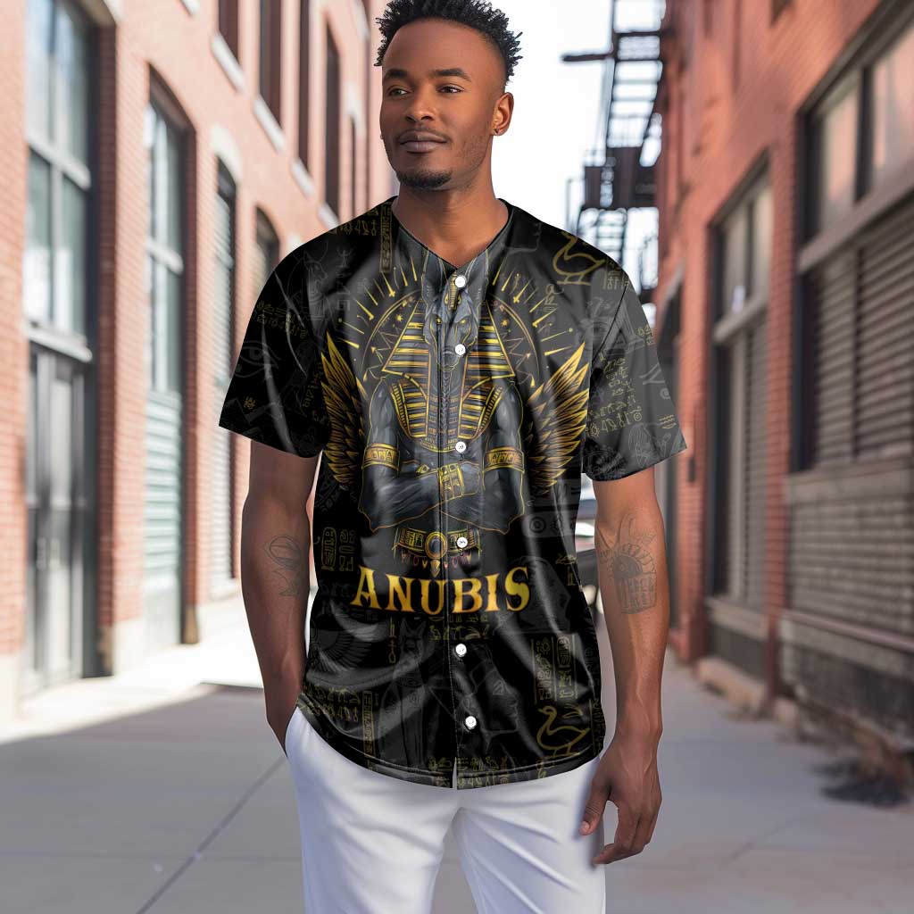 Anubis Egyptian God of Death Baseball Jersey