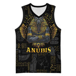 Anubis Egyptian God of Death Basketball Jersey - African Pride