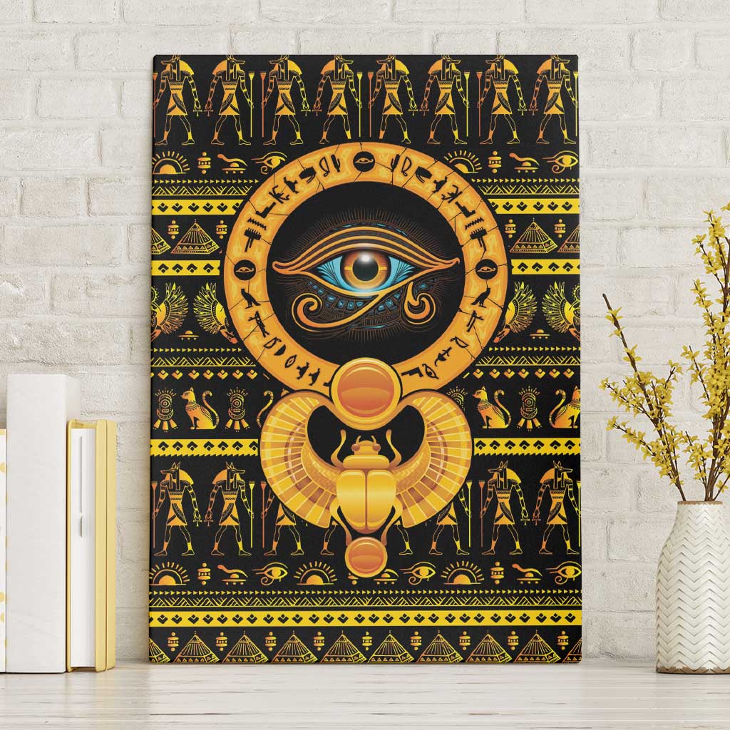 Egyptian God of The Sun Eye of Ra Canvas Wall Art