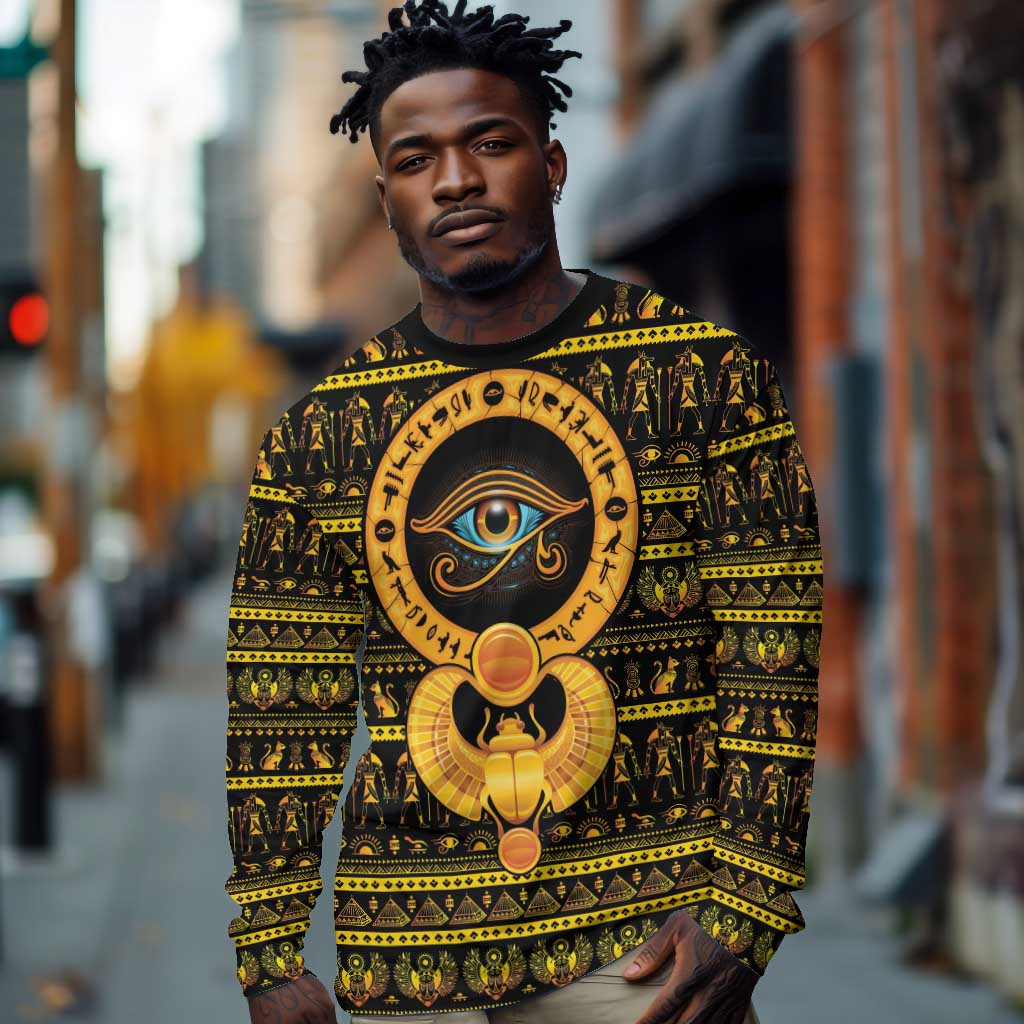 Egyptian God of The Sun Eye of Ra Long Sleeve Shirt